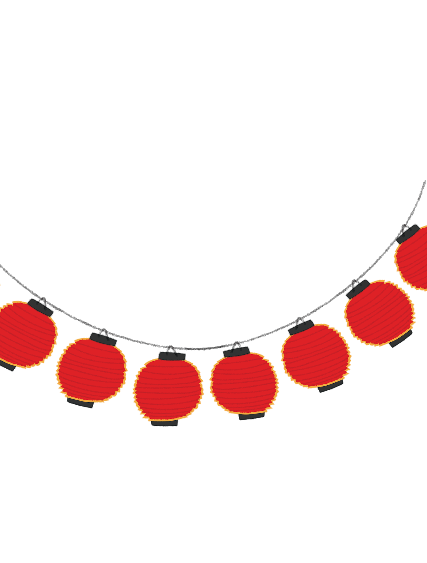 提灯のイラスト