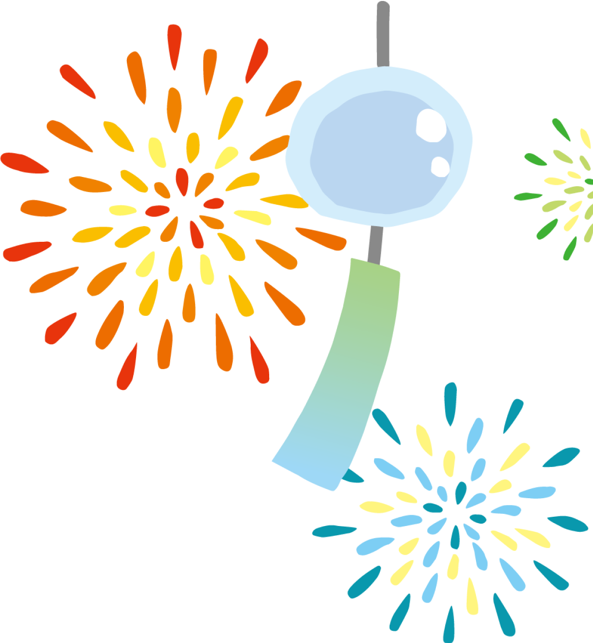 風鈴のイラスト