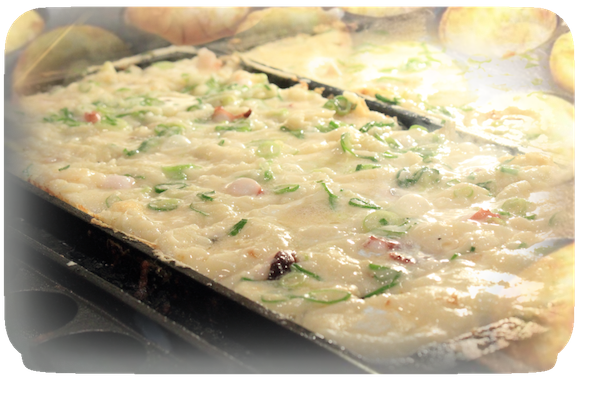 たこ焼き作りの序盤