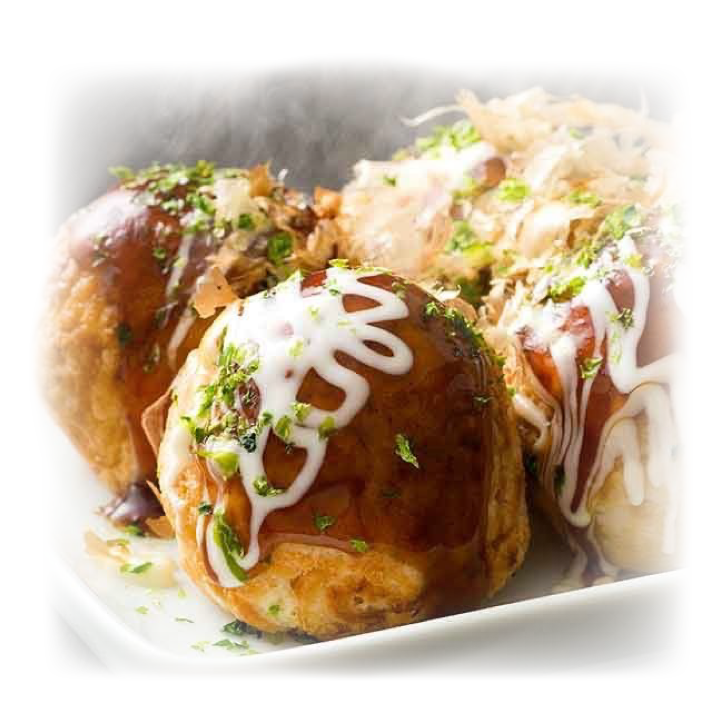 出来上がったたこ焼き