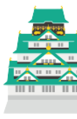 大阪城イラスト